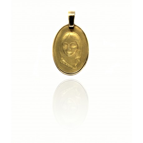 Medalla Oro 18k Virgen