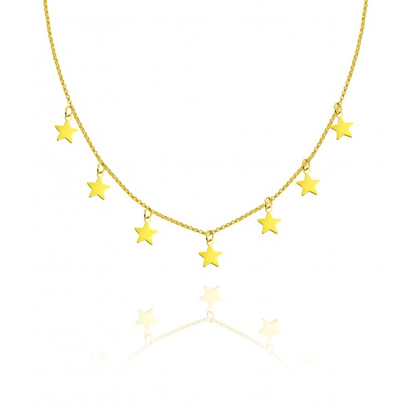 Gargantilla Oro 18k Estrellas 31-828C