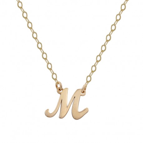 Gargantilla Oro 18k Letra