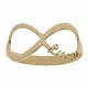 Anillo Oro 18k Infinito + Nombres