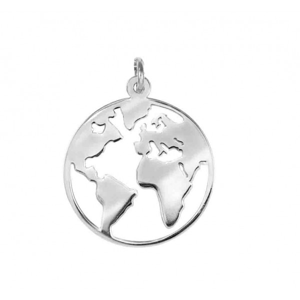 Colgante Plata Mundo 02401085