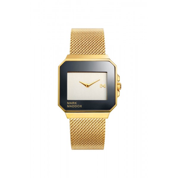 Reloj Mujer Reloj de mujer Marais tres agujas de acero ip dorado y  brazalete MM0115-97