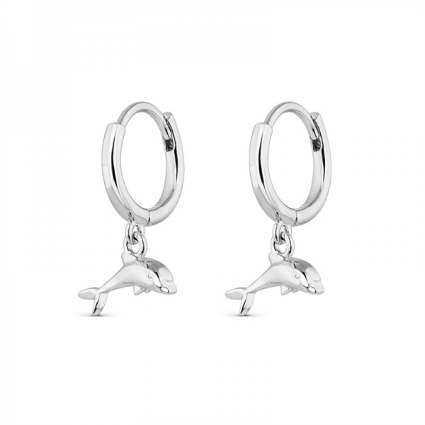 Pendientes PromoJoya Plata Delfin 9110617