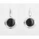 Pendientes Fink Azabache Plata T99264