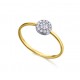 Anillo Oro 18k Lecarré Roseta Diamantes GA079OA