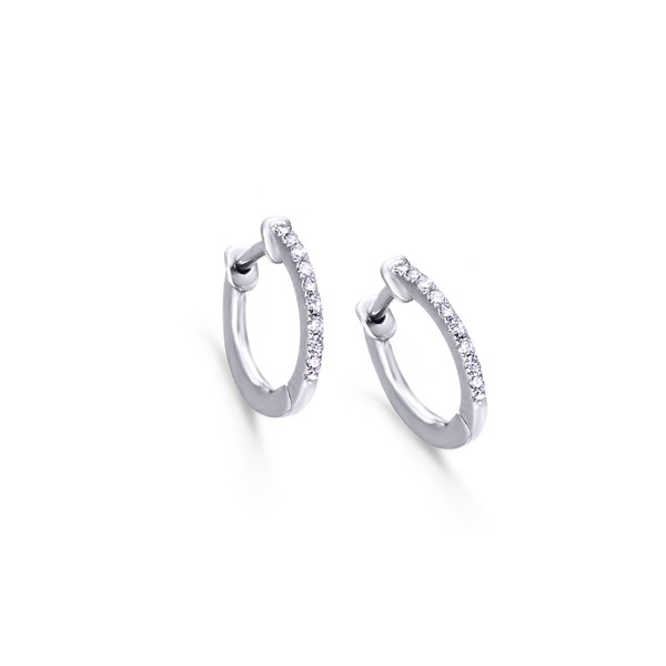 Pendientes Lecarré Oro 18k Aro Diamantes GB007OB.00