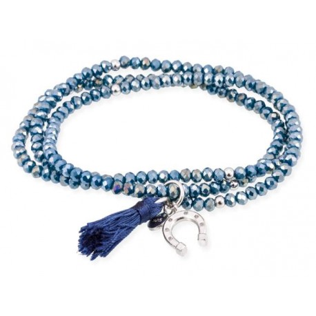 Pulsera Marina García Zen Azul Herradura