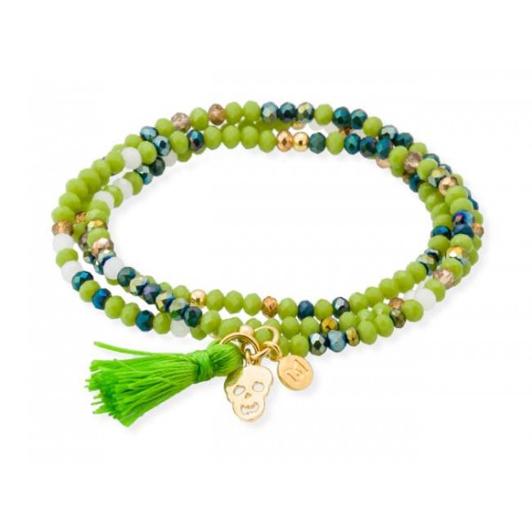 Pulsera Marina García Zen Pistacho Calavera
