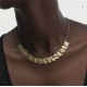 Collar Corto Victoria Cruz Colección Ghana Plata A4390-DG