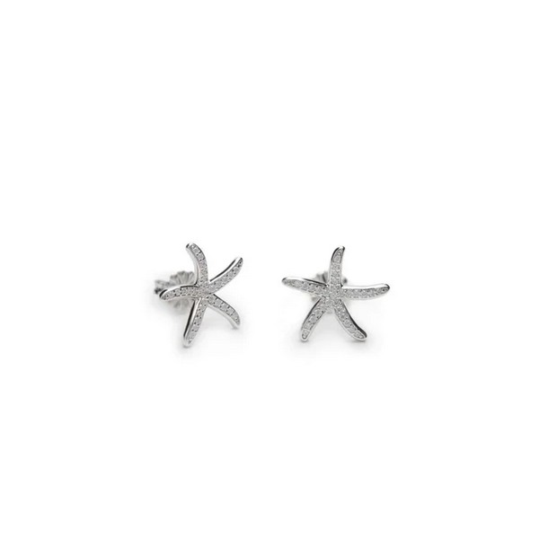 Pendientes Lineargent Plata Estrella Mar 18433-W-A