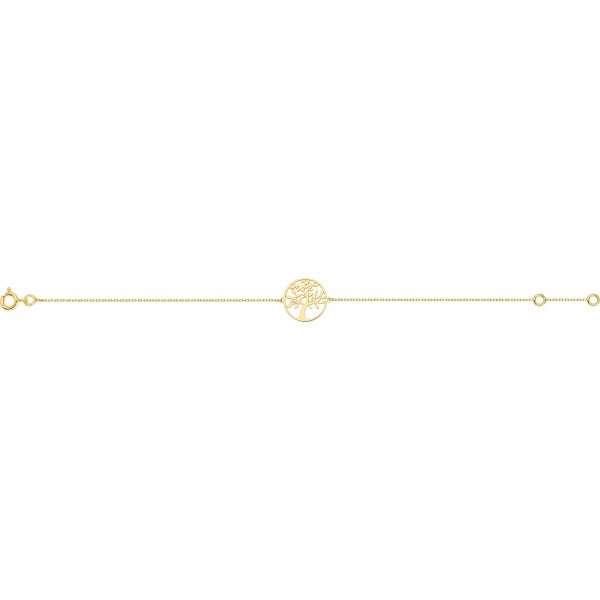 Pulsera Oro Arbol De La Vida 7918