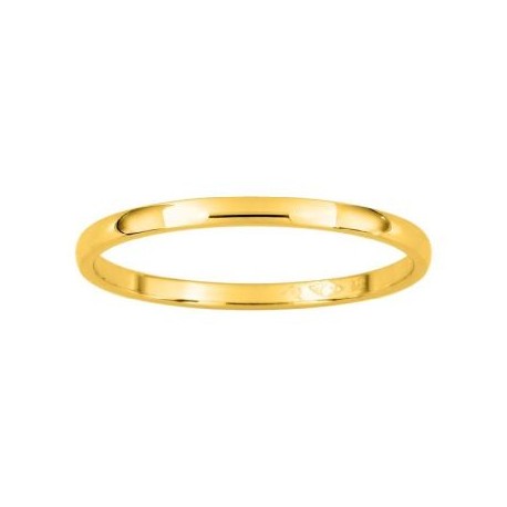 Alianza Oro 18K Media Caña Alta