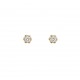 Pendientes Flor Tuerca Rosca
