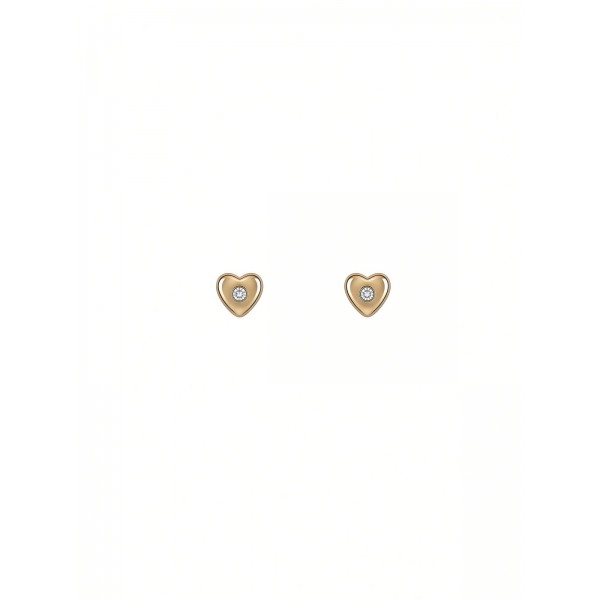 Pendientes Oro 18K Corazón