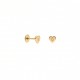 Pendientes Oro 18K Corazón