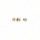 Pendientes Chatón Oro 18K y Circonitas