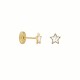 Pendientes Oro 18k y Nácar Estrella