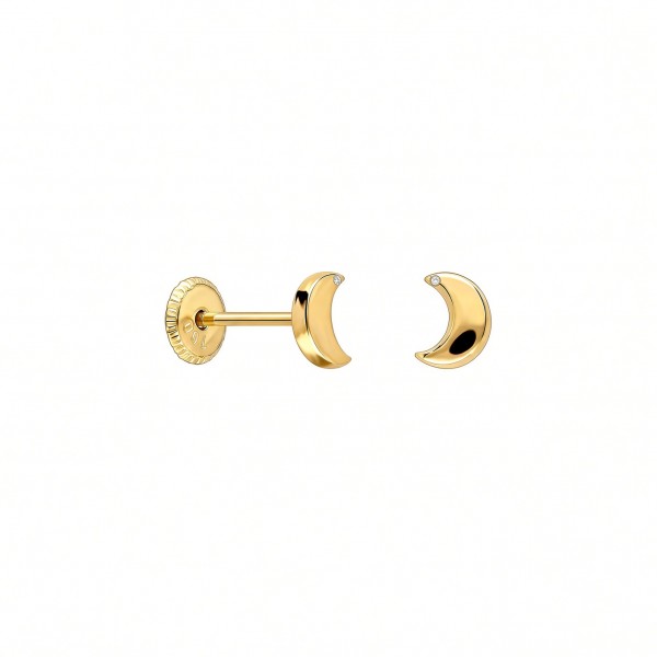 Pendintes Oro 18K Luna