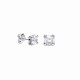 PENDIENTES ORO BLANCO 18K Y CIRCONITAS