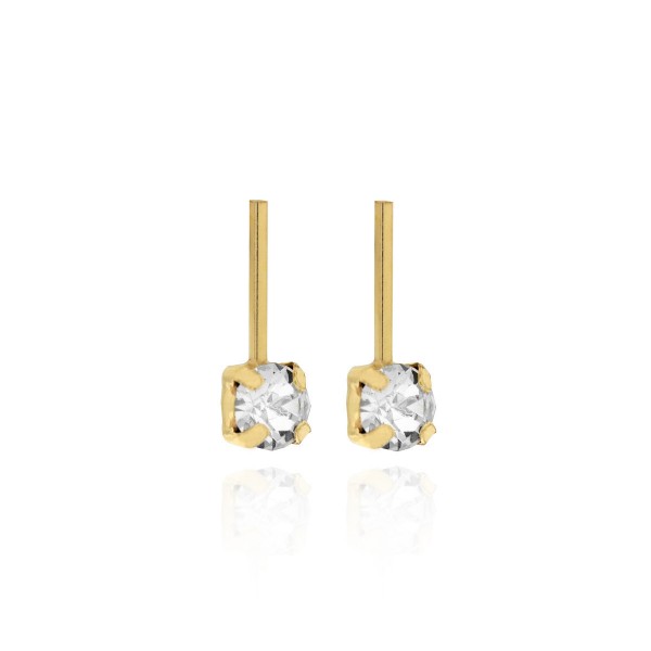 Pendientes Victoria Cruz Minimal  A3432-35T