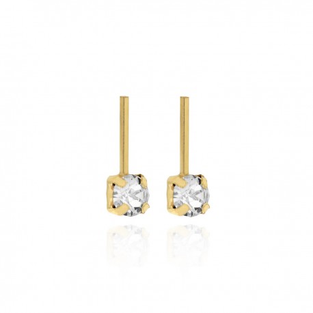 Pendientes Victoria Cruz Minimal  A3432-35T